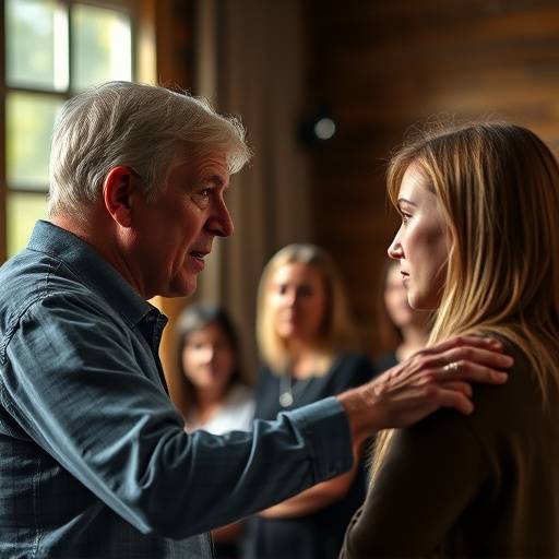 A voice coach giving instructions to a student on proper breathing techniques for acting